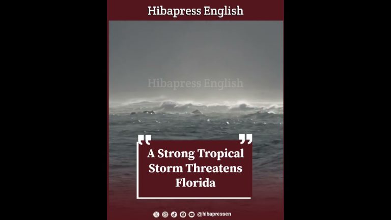 A Strong Tropical Storm Threatens Florida