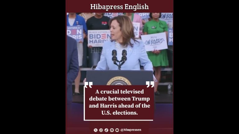 A crucial televised debate between Trump and Harris ahead of the U.S. elections.