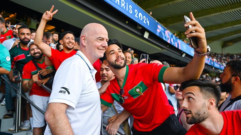 A special message from the FIFA President to the Moroccan national team after facing America