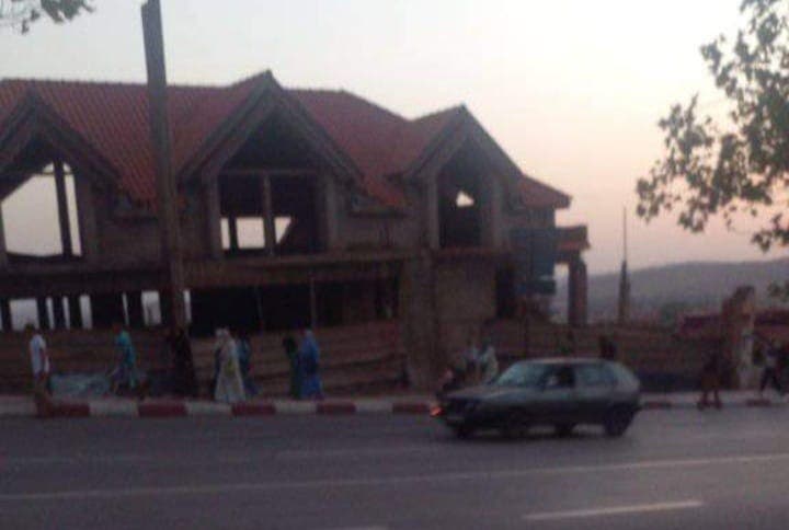 Abandoned building in Azroudens for homeless, drug addicts and corruption
