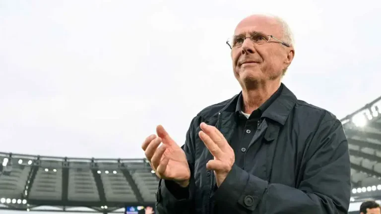 After a battle with illness… the death of Sven-Goran Eriksson, the former coach of the England national team