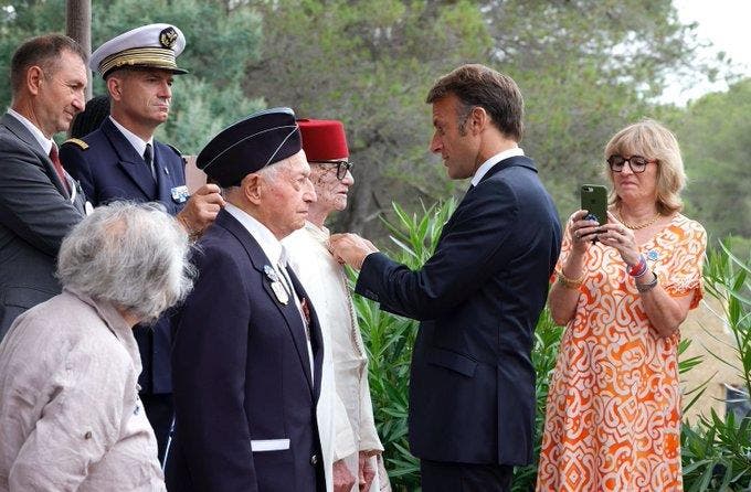 France.. Un guerrier marocain est décoré de la Légion d'honneur