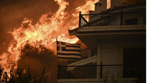 Greece banned from tourism due to forest fires
