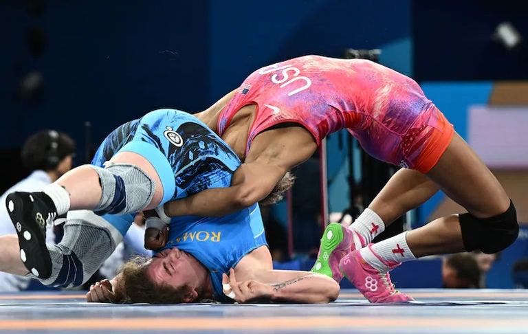 Horrible injury at the Paris Olympics (video)