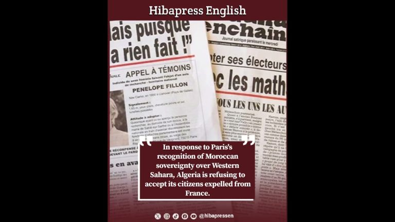 In response to Paris's recognition of Moroccan sovereignty over Western Sahara,