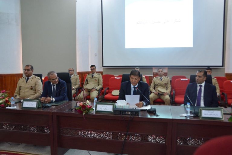 Jerada..investiture of new men of authority at the regional level
