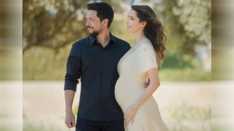 Jordanian Crown Prince and his wife give birth to their first child, naming her Iman.