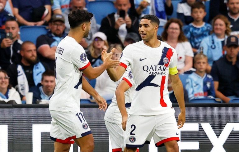 Led by Achraf Hakimi, Paris Saint-Germain begins the new season with a big victory against Le Havre