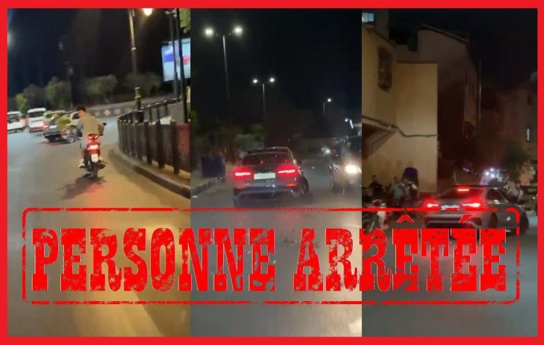 Marrakech security arrested a reckless driver, Dr. Hess, and sent 5 people to hospital.