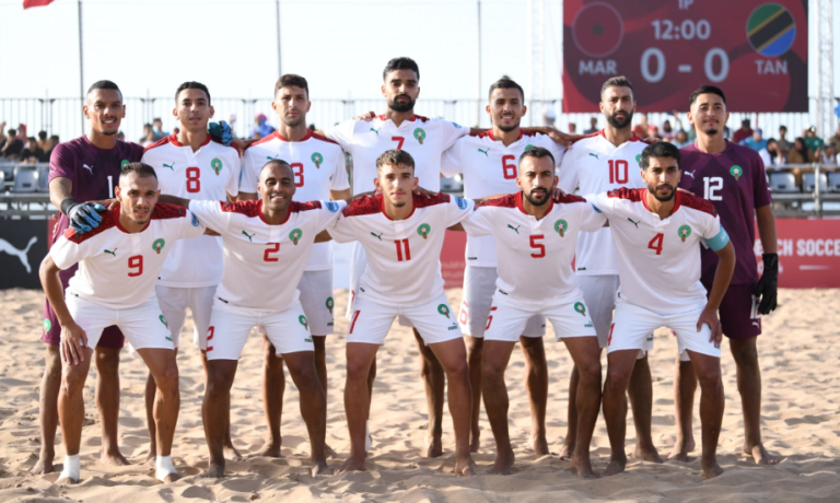 National beach soccer team beats Tanzania