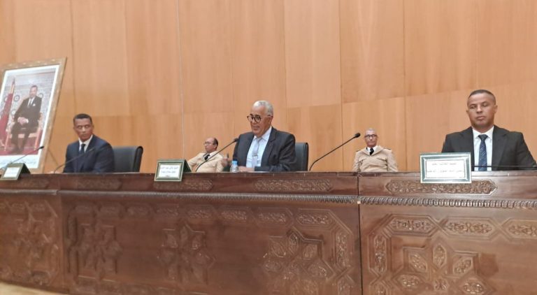 Oujda.. Installation of new men of authority appointed in the lands of work