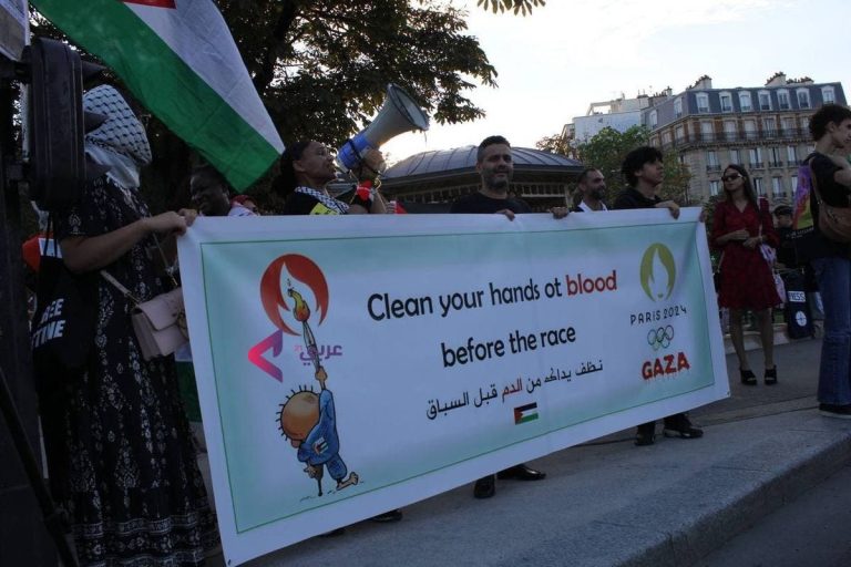 Protests against the participation of the Israeli national team in the Paralympic Games in France
