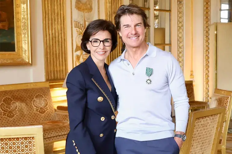 Rachida Dati pays tribute to Tom Cruise for the filming of "Mission Impossible" in Paris