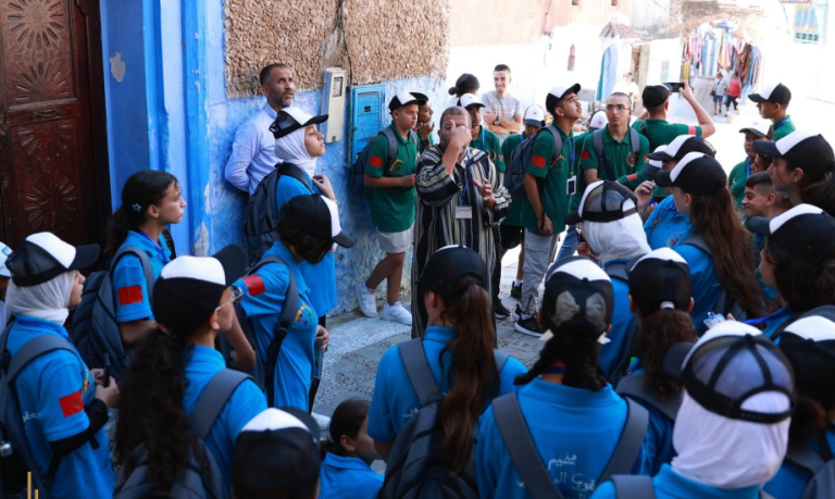 To discover…the children of Jerusalem visit the city of Chefchaouen