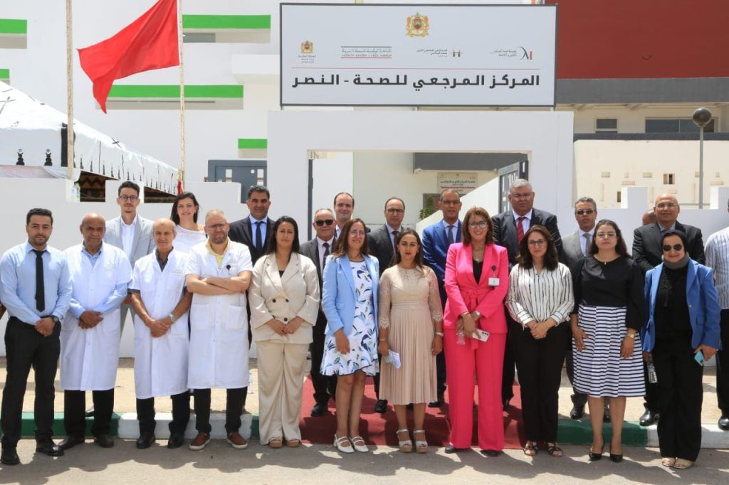 To expand the health offer... inauguration of the health reference center on the outskirts of Casablanca