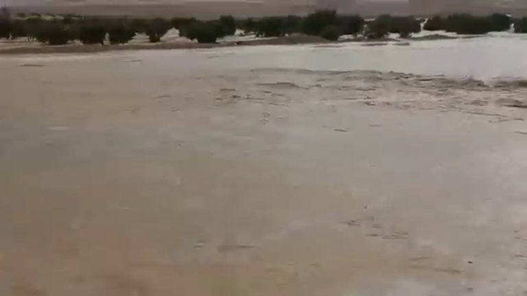 Rail traffic between Guercif and Taza was interrupted due to rising waters in Oued Amsoun (photos)