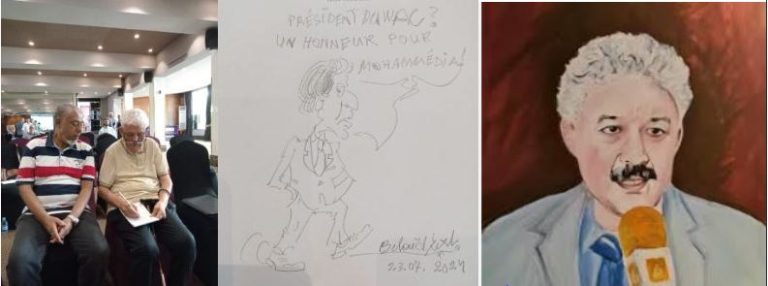 A month ago, he offered me cordiality and a caricature: Belaid Bouimid, one of the icons of national and international sports journalism, is no more
