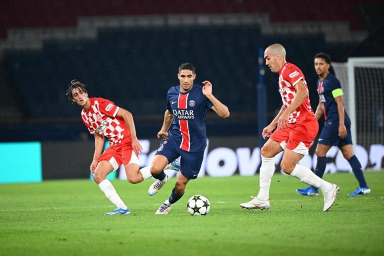 Achraf Hakimi's most notable figures in the Champions League match against Girona