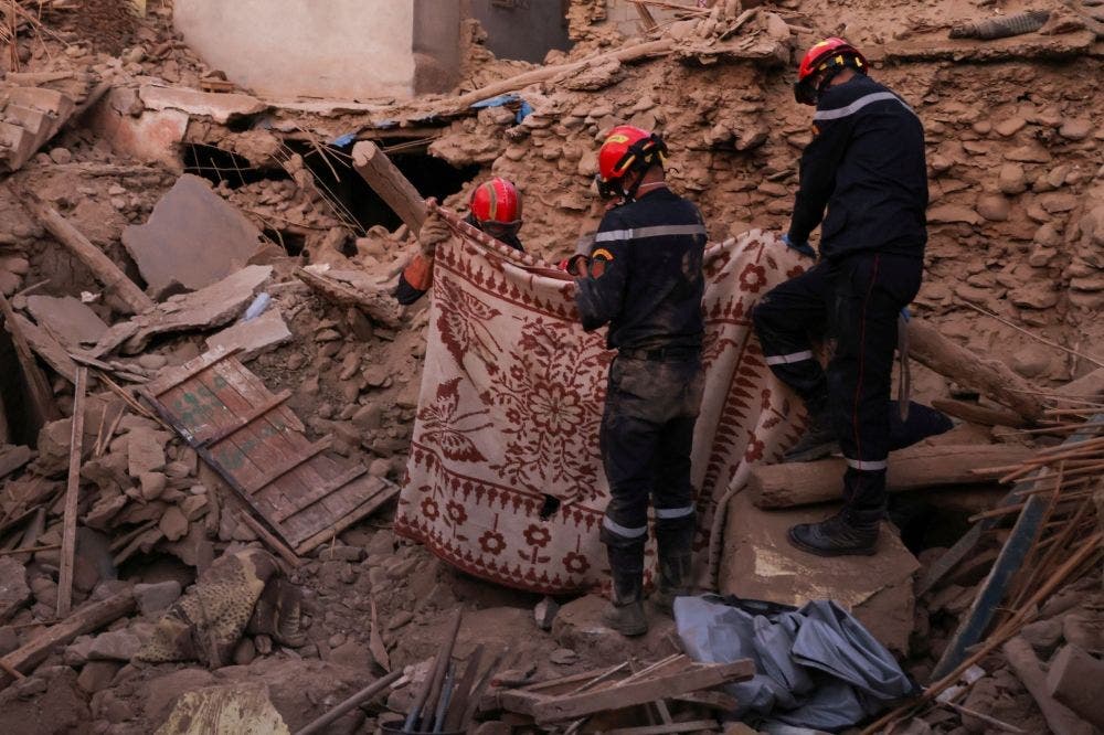 Al Haouz Province.. Rubble removal process has reached its final phase despite rough terrain