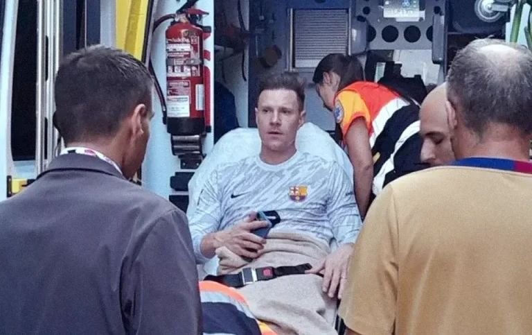 Barcelona reveal Ter Stegen's injury type