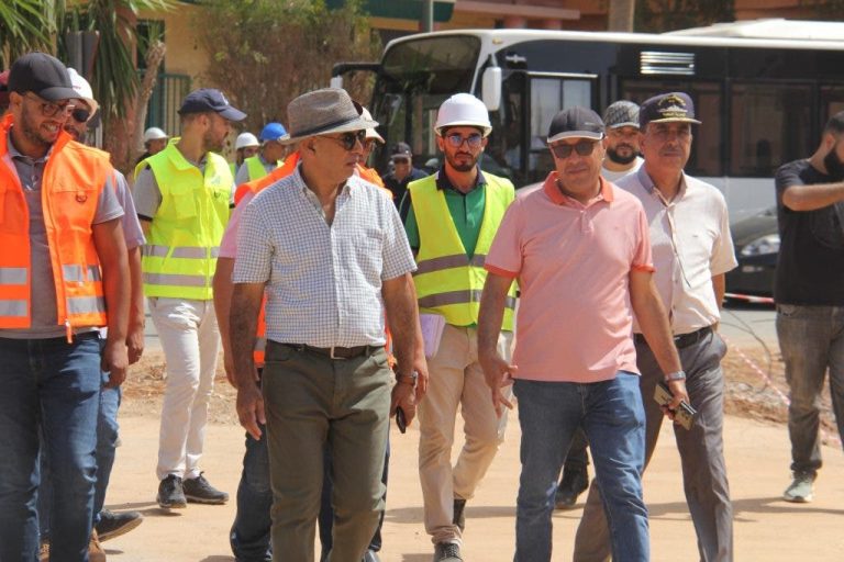 Berkan…the regional agent inspects the city’s urban rehabilitation projects