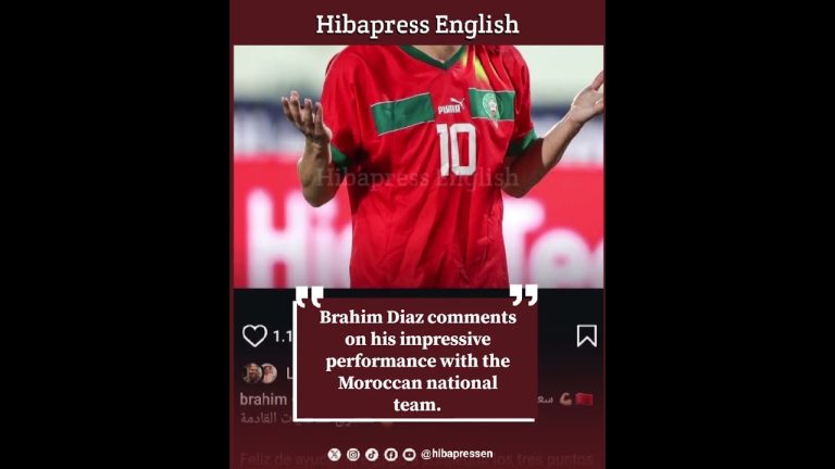 Brahim Diaz comments on his impressive performance with the Moroccan national team.