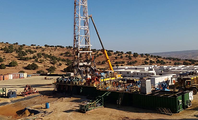Fig.. Development of works on the Tenderara liquefied gas field