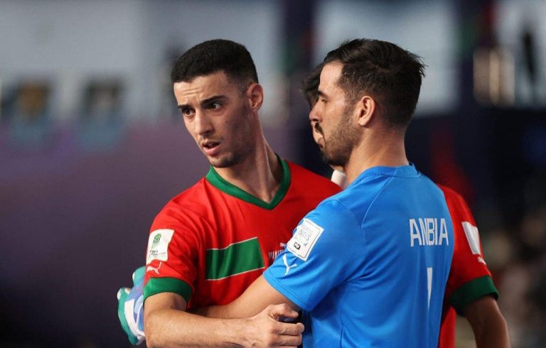 Futsal World Cup.. Moroccan national team reaches quarter-finals after victory against Iran