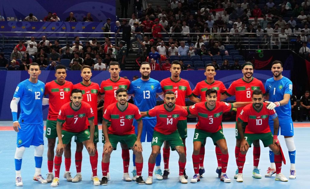 Futsal World Cup.. The Moroccan national team begins its campaign by beating Tajikistan by four
