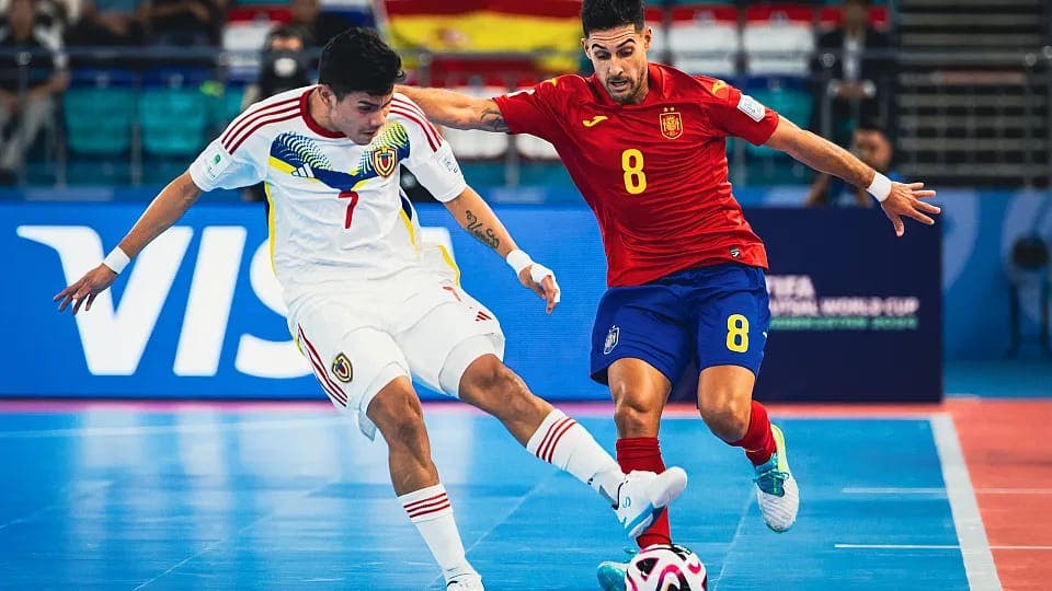 Futsal World Cup.. Venezuela pulls off a big upset and eliminates Spain in the round of 16