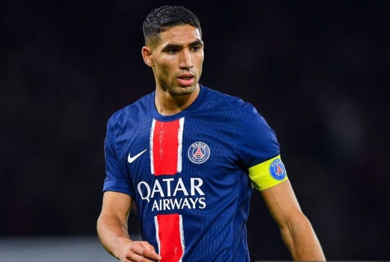Hakimi is captain and shines against Brest in the French League
