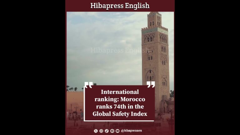 International ranking: Morocco ranks 74th in the Global Safety Index