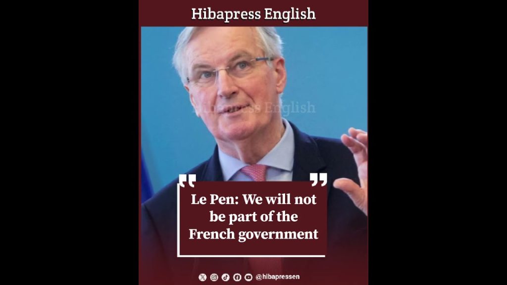 Le Pen: We will not be part of the French government