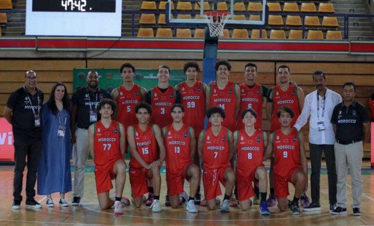L'équipe nationale marocaine se qualifie pour les demi-finales de la Coupe d'Afrique de basket-ball junior