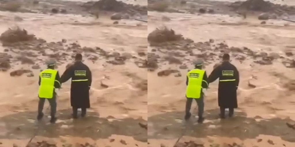 Ouarzazate authorities rescue family from car swept away by floods