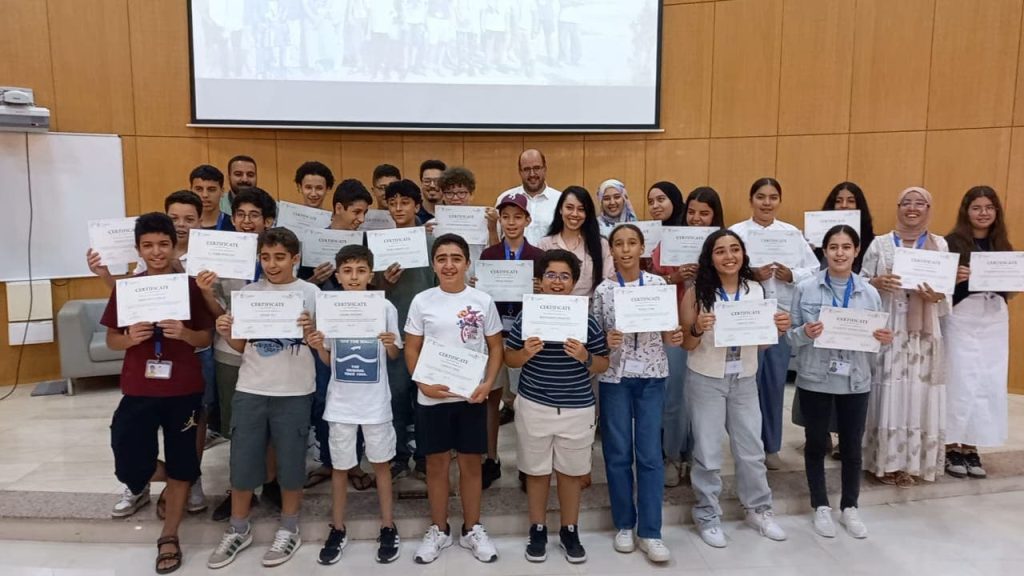 Oujda.. in a great initiative to open the field of programming for the benefit of children at the Zone01 Oujda Center of Excellence