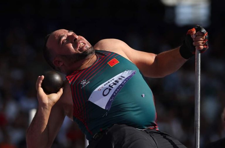 Paralympic Games..an exciting scenario that awards Moroccan Abdelilah Kani a gold medal in the shot put