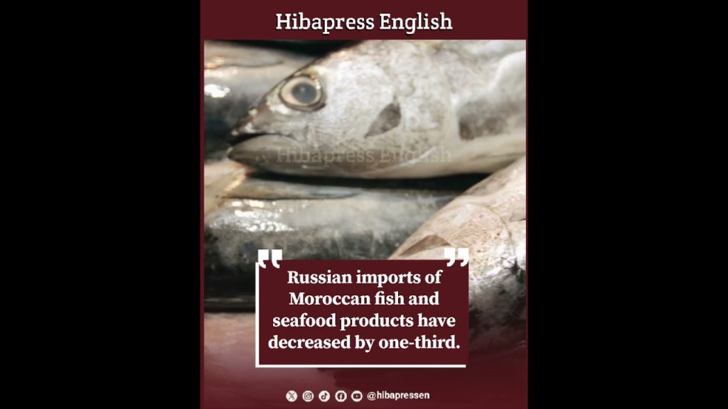 Russian imports of Moroccan fish and seafood products have decreased by one-third.