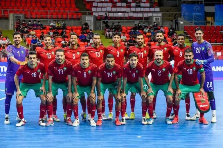 Schedule and timing of the Moroccan national team matches at the Futsal World Cup