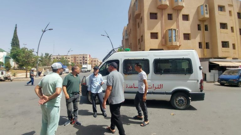 Settat.. Local authorities continue their campaigns to evacuate mosque courtyards