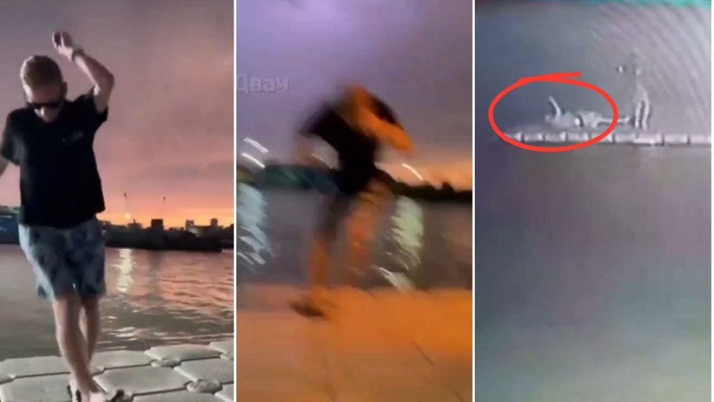 Shocking… Lightning Strikes Young Man Dancing on Beach (Video)