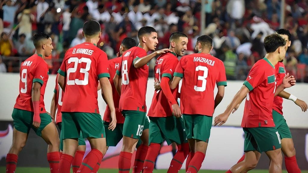 Summary and goals of the first half of the match between Morocco and Gabon 2-1