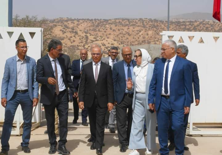 Taroudant.. Benmoussa inspects the process of reconstruction and rehabilitation of schools damaged by the earthquake