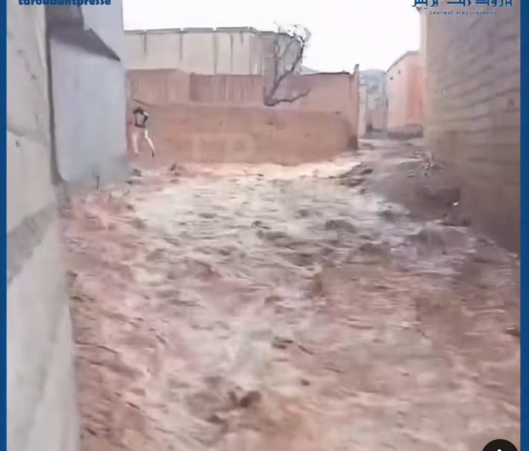 Taroudant: The douayrs of the Taliouine region are besieged by flood waters