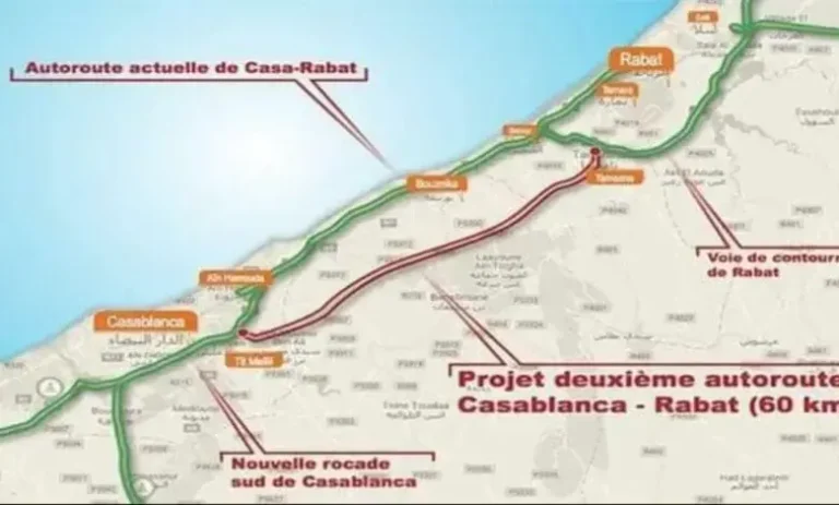 L'autoroute continentale entre Rabat et Casablanca entre en phase d'achèvement