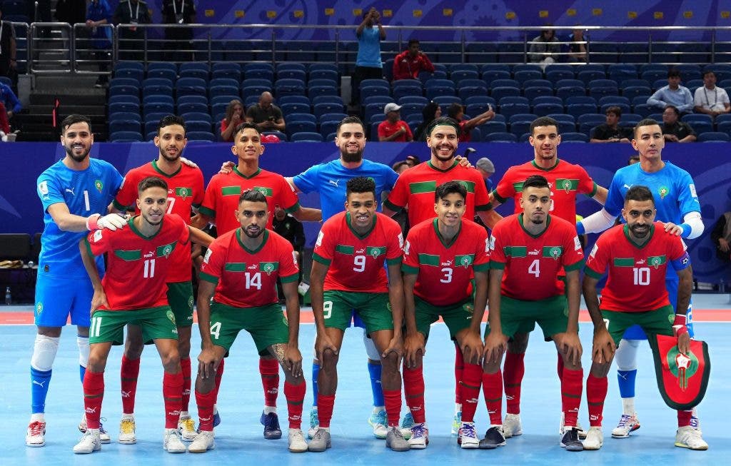The date of the match of the Moroccan national team against Portugal in the Futsal World Cup