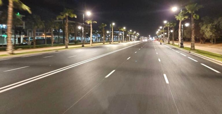 The streets of Agadir are free of cars on this date