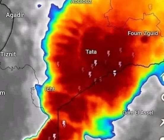 This is the closed road network between Tata and other regions