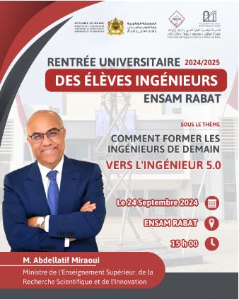 University Return of ENSAM Morocco and Inauguration of the New Premises of ENSAM Rabat under the Theme: University 4.0