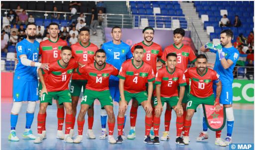 Uzbekistan Futsal World Cup 2024: Congratulations to the Atlas Lions for their qualification for the quarter-finals against Iran